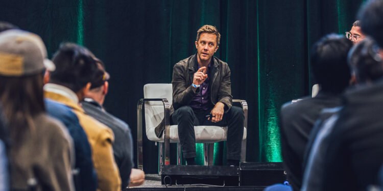 TechCrunch Early Stage 2024 event at SoWa Power Station in Boston featuring startup founders and investors networking