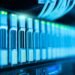 Rows of servers inside a data centre
