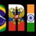 Global economic order and BRICS expansion concept visualization