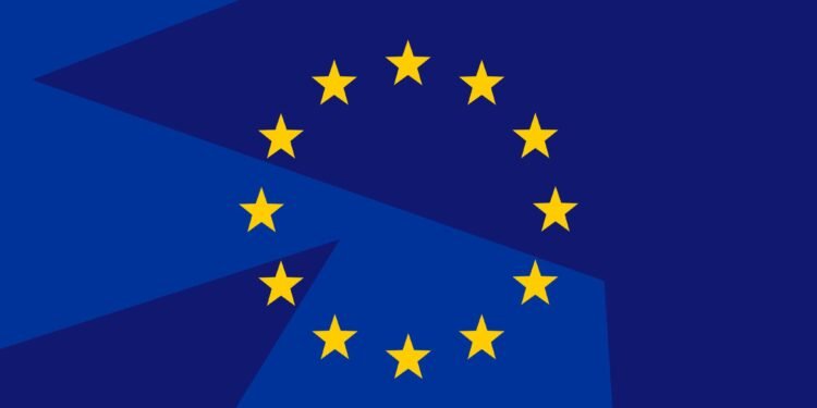 EU digital regulation and social media concept illustration