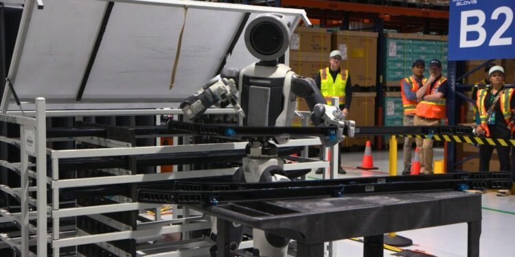 Editorial photo for: Humanoid Robots Are Now on the Factory Floor