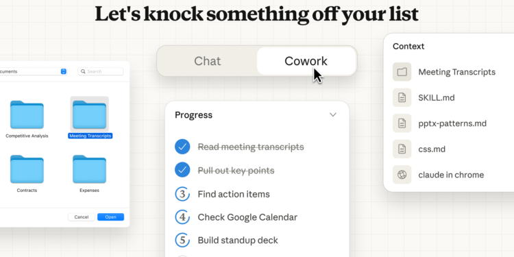 Anthropic wants you to use Claude to Cowork in latest AI agent push