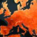 Heatwave in Europe symbolizing AI data center energy consumption challenges