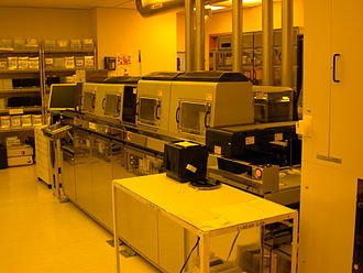 Semiconductor wafer fabrication — chip manufacturing