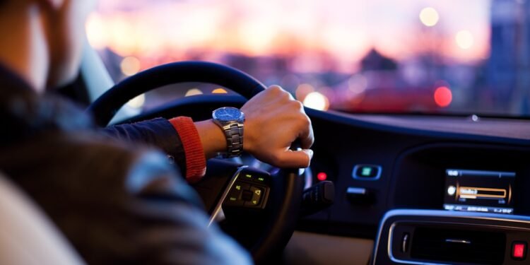 Waze navigation app showing Gemini voice search on smartphone dashboard