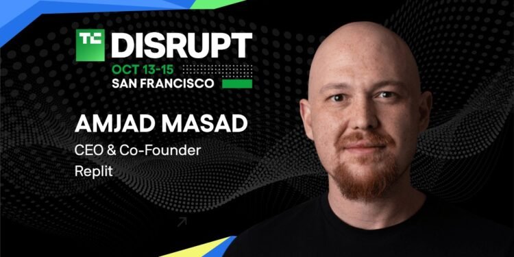 Amjad Masad, CEO and co-founder of Replit, joins the Disrupt Stage at TechCrunch Disrupt 2026