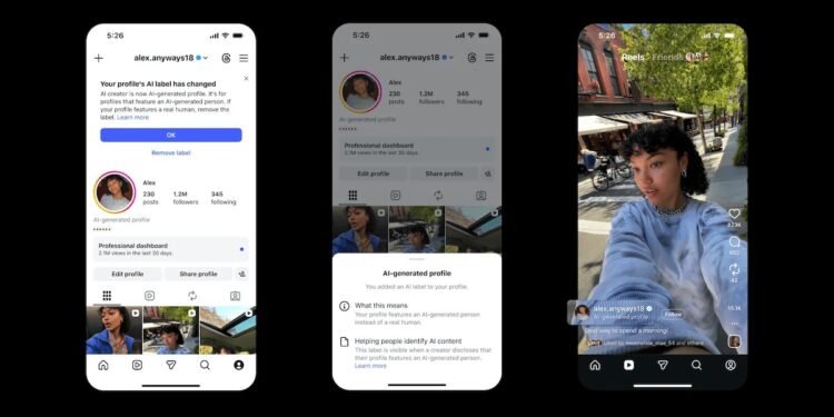 Instagram puts new limits on undisclosed AI profiles