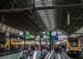 A Dutch train station