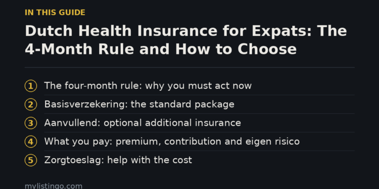 Dutch Health Insurance for Expats: The 4-Month Rule and How to Choose