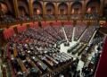 Parliamentary chamber in session