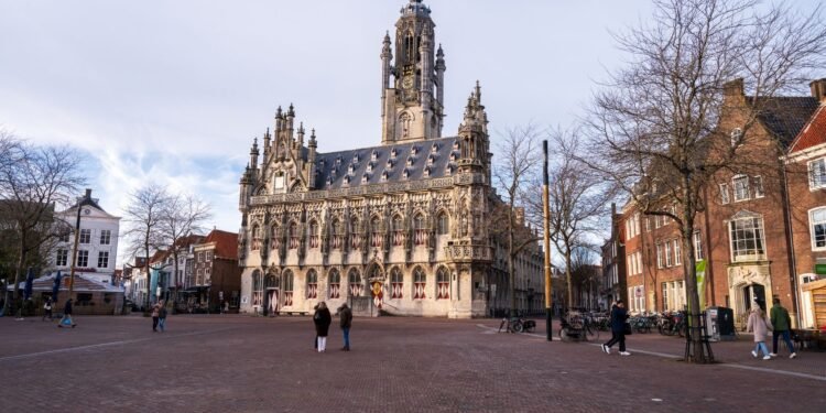A Dutch town hall, where residents register their address