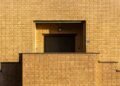 Minimalist brick facade of a building in The Hague