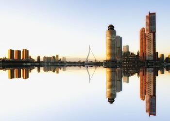 Modern architecture in Rotterdam