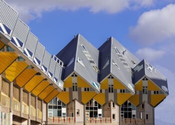 Modern architecture in Rotterdam