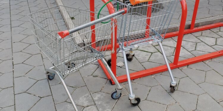 A Dutch shopping street