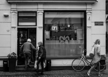 A Dutch shopping street