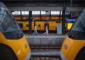 A Dutch train station