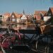 Bicycles on a Dutch street