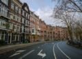 Houses on a Dutch residential street