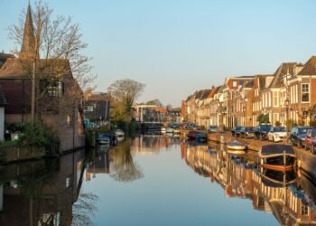 Houses on a Dutch residential street