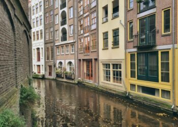 Houses on a Dutch residential street