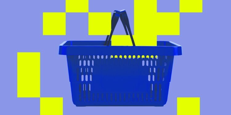 Illustration of AI shopping agents