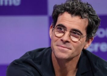 Adam Mosseri, head of Instagram, speaking on stage at a conference