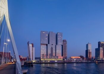 Modern architecture in Rotterdam