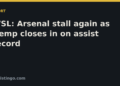WSL: Arsenal stall again as Hemp closes in on assist record